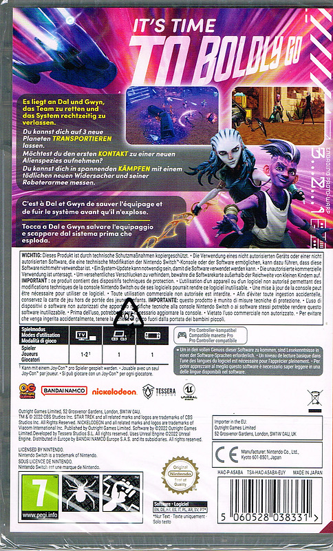 Star Trek Prodigy: Supernova Rueckseite