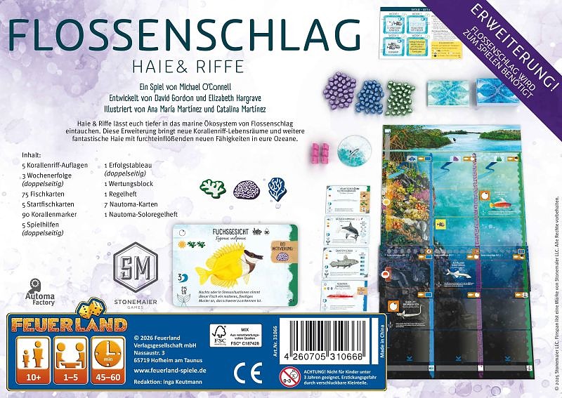 Flossenschlag - Haie & Riffe Rueckseite