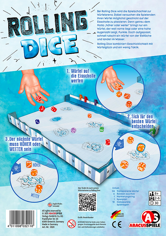 Rolling Dice Rueckseite