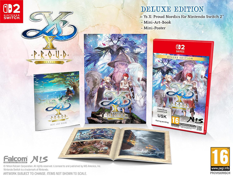 Ys X: Proud Nordics Deluxe Edition Rueckseite