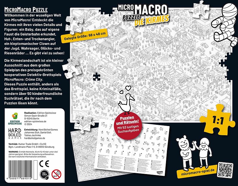 MicroMacro Puzzle - Die Kirmes Rueckseite