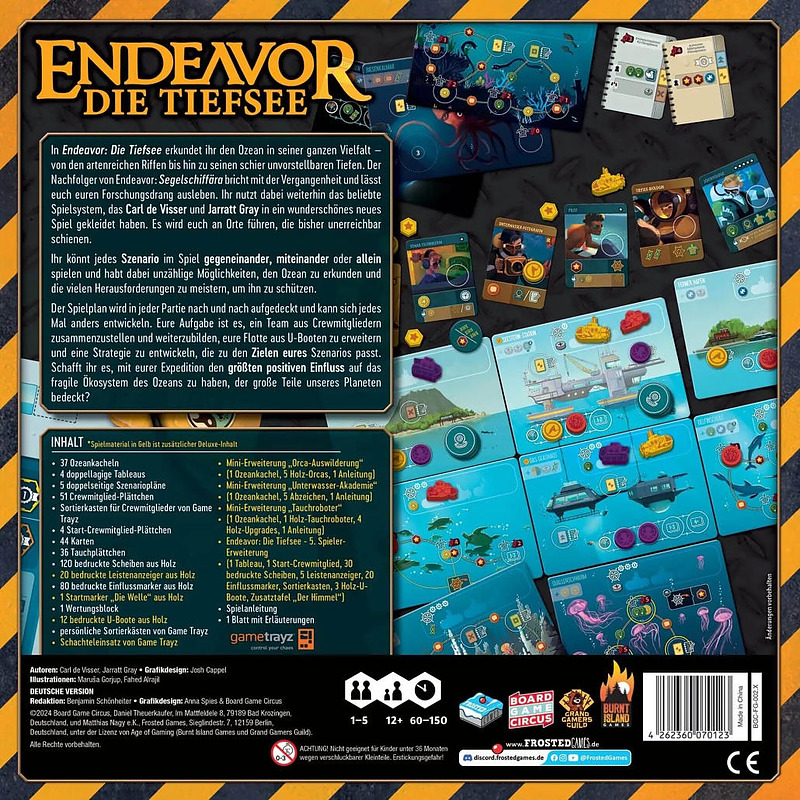 Endeavor: Die Tiefsee Rueckseite