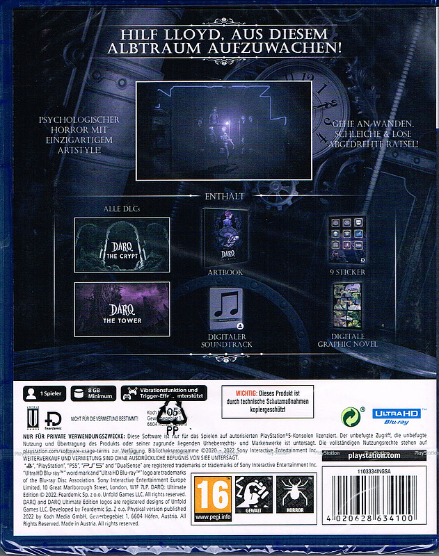 DARQ Ultimate Edition Rueckseite