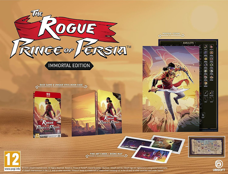 The Rogue Prince of Persia Immortal Edition (PEGI) Rueckseite