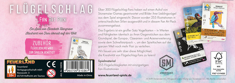Flügelschlag - Fan Art Pack Rueckseite
