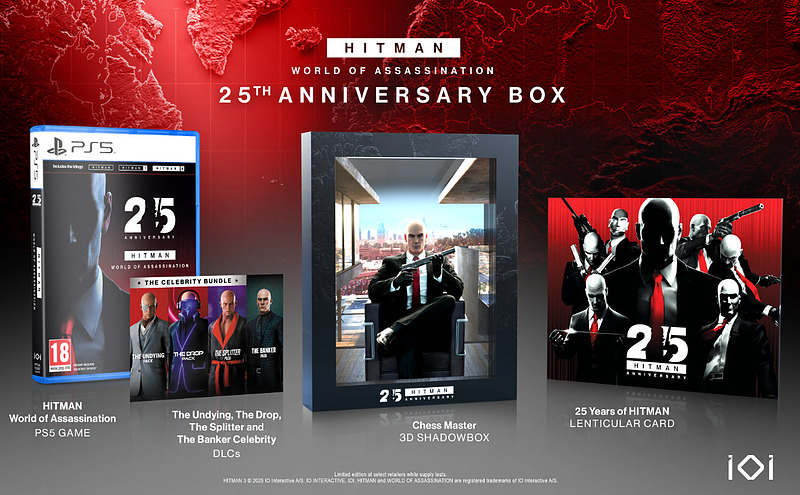 Hitman: World of Assassination 25th Anniversary Cover