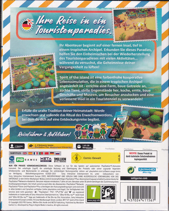 Spirit of the Island Rueckseite