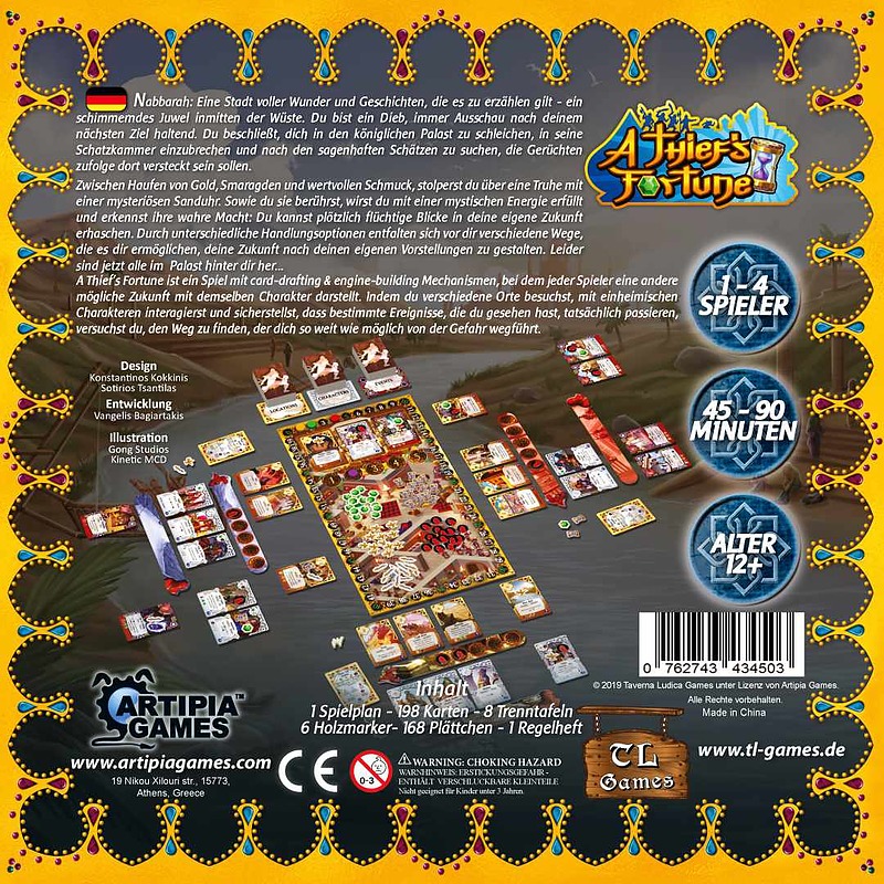 A Thief's Fortune Rueckseite