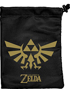 Legend of Zelda Dice Bag Black & Gold Cover