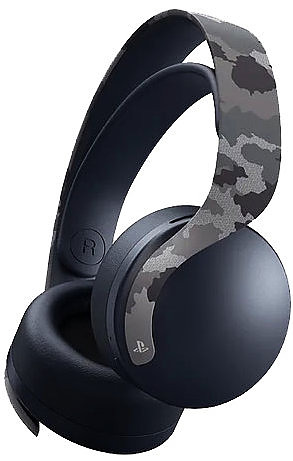 3D Audio Headset Playstation 5 Grey Camouflage Cover