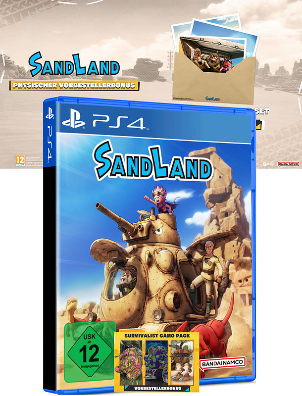 Sand Land + 4 Boni Cover