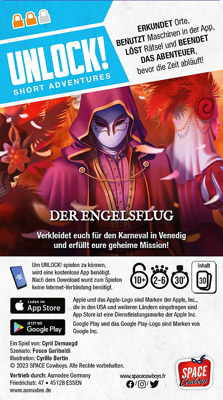 Unlock! Short Adventures: Der Engelsflug Rueckseite