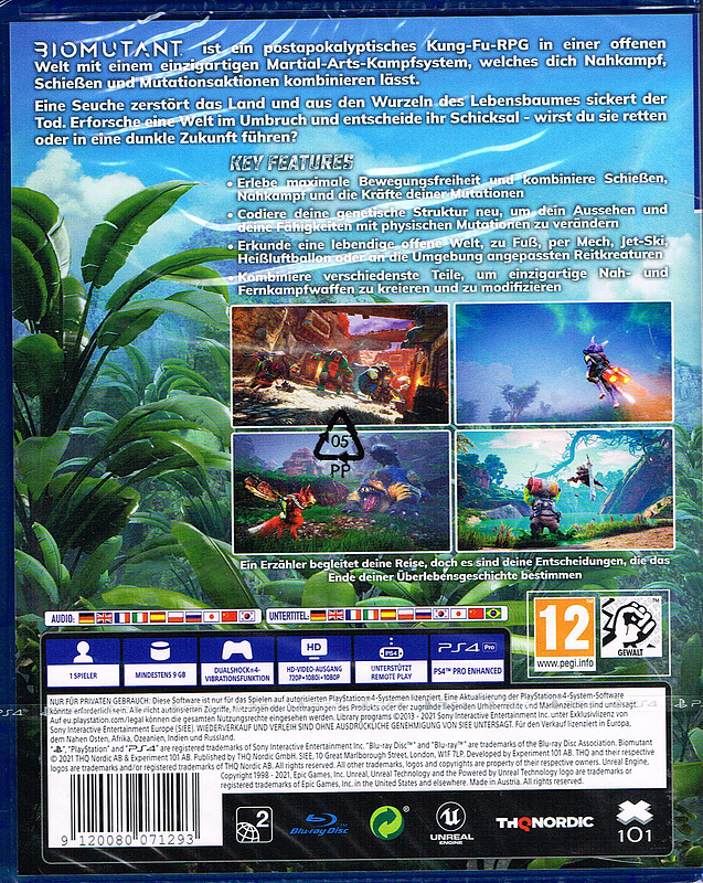 Biomutant (AT-PEGI) Rueckseite