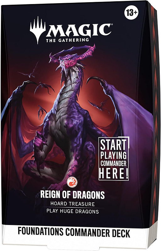 MTG - Foundations Commander Reign of Dragons EN Cover