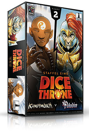 Dice Throne: Kampfmönch vs. Paladin Cover