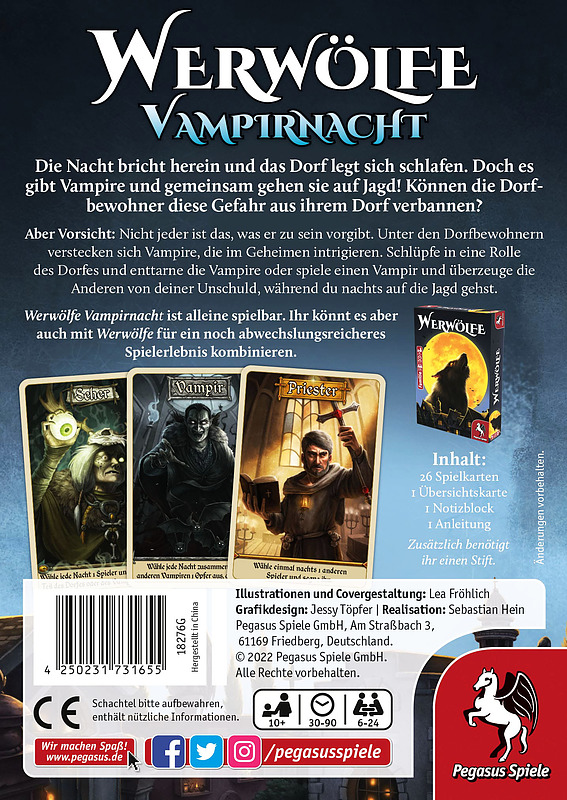 Werwölfe - Vampirnacht Rueckseite