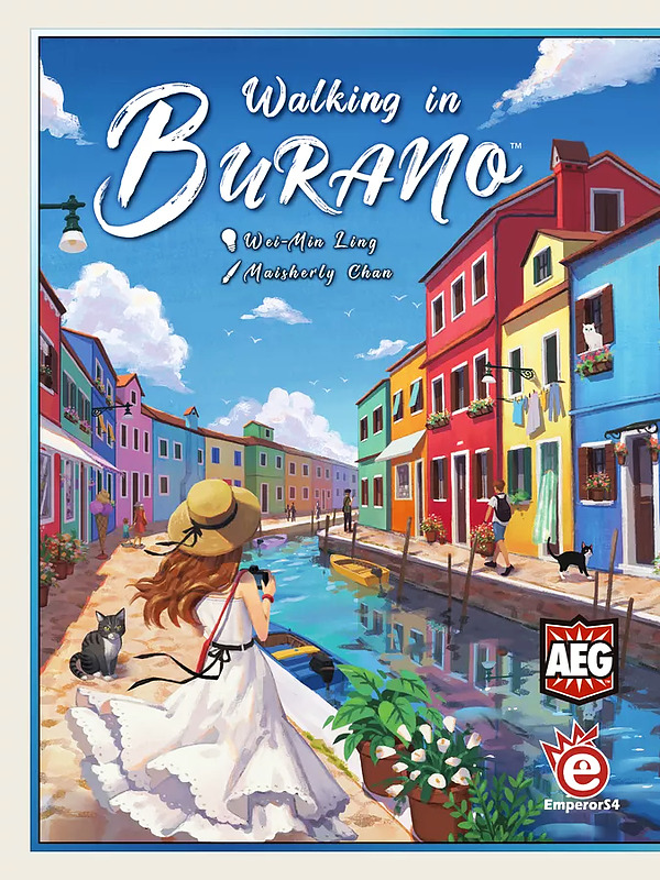 Walking in Burano (Englisch) Cover