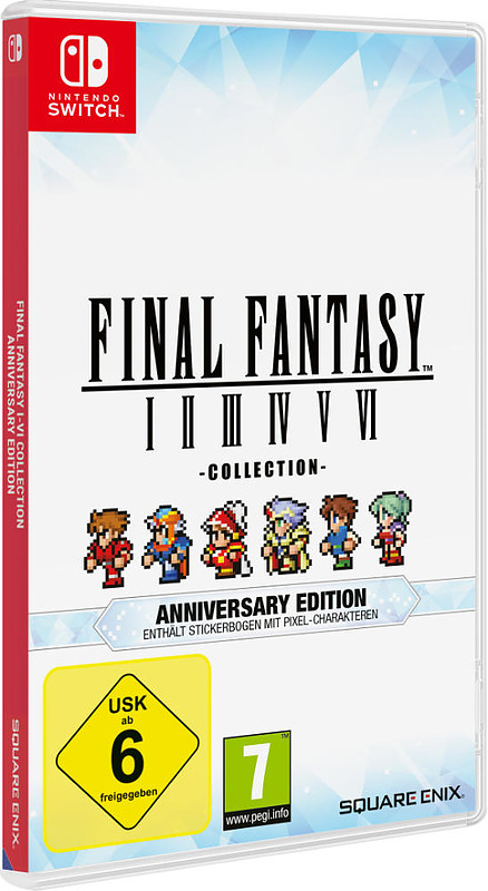 Final Fantasy I to VI Pixel Remaster Classic Cover