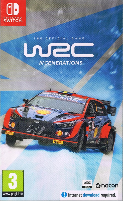 WRC Generations (PEGI) Cover