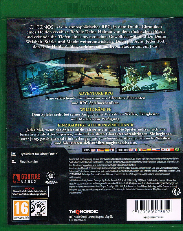 Chronos: Before the Ashes Rueckseite