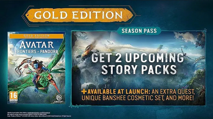 Avatar: Frontiers of Pandora Gold (AT-PEGI) Rueckseite