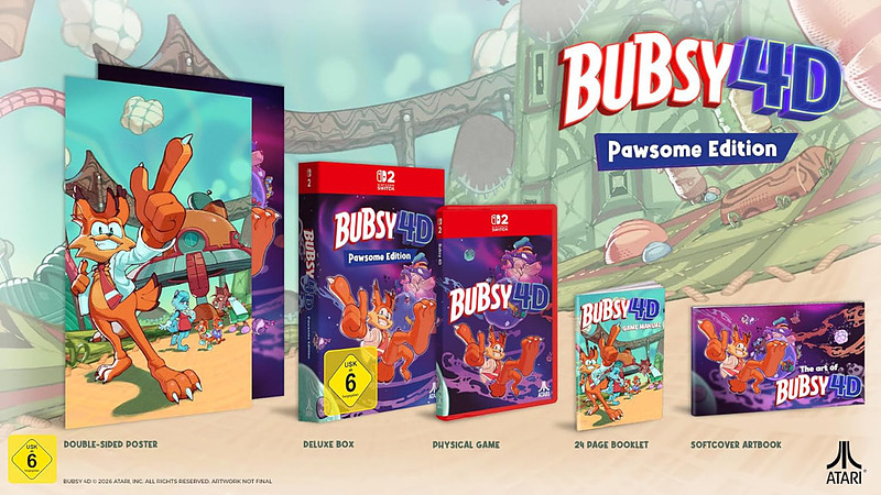 Bubsy 4D Pawsome Edition Rueckseite