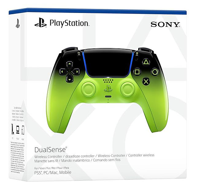 Controller DualSense 5 V3 Hyperpop Remix Green Cover