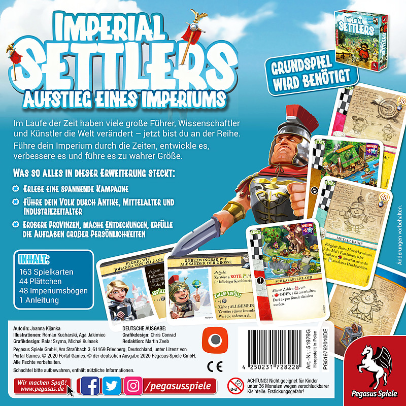 Imperial Settlers: Aufstieg eines Imperiums Rueckseite