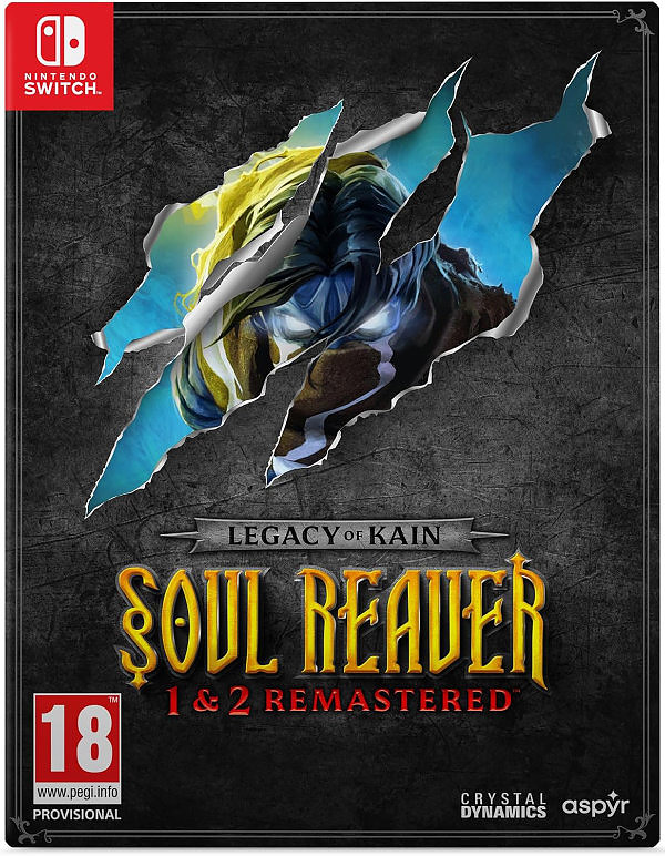 Legacy of Kain: Soul Reaver 1 & 2 Remastered Deluxe Edition (PEGI) Cover