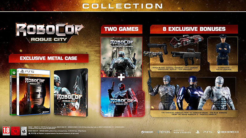 RoboCop Rogue City Collection (PEGI) Rueckseite