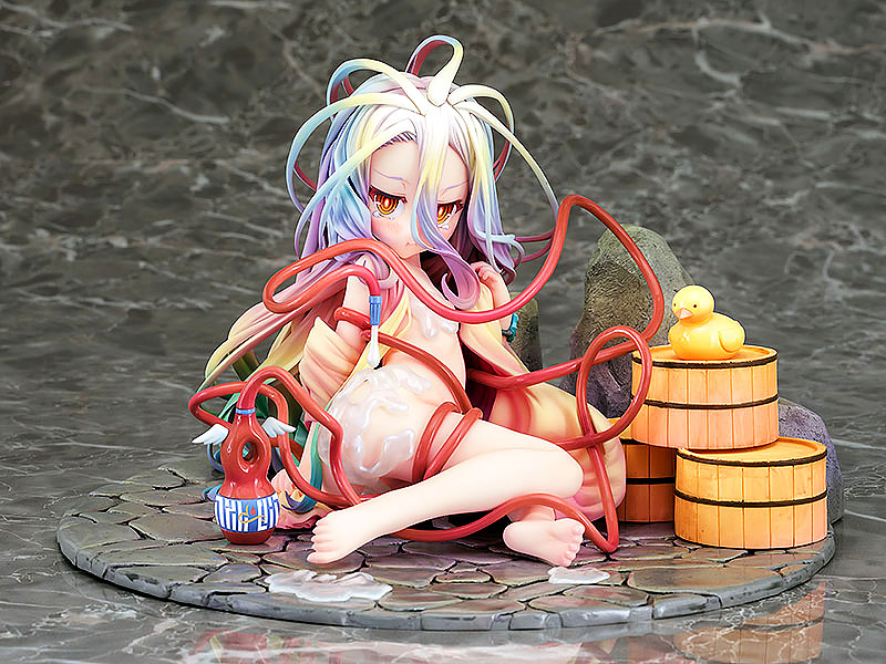 No Game No Life PVC Statue 1/7 Shiro: Hot Spring Rueckseite