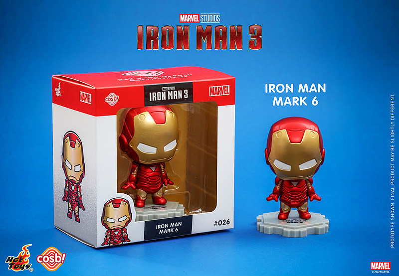 Iron Man 3 Cosbi Minifigur Iron Man Mark 6 Rueckseite