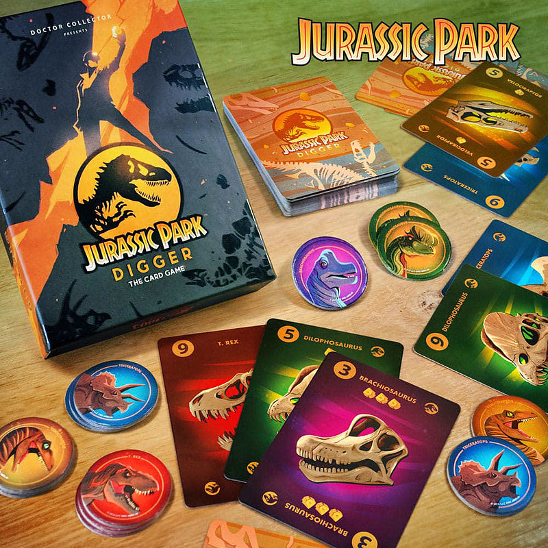 Jurassic Park Kartenspiel Digger Rueckseite