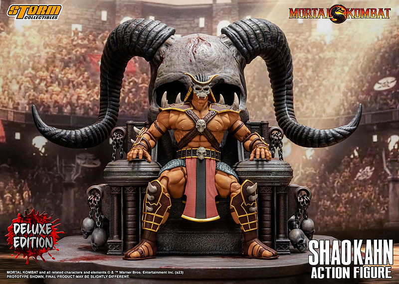 Mortal Kombat Actionfigur 1/12 Shao Kahn Deluxe Cover