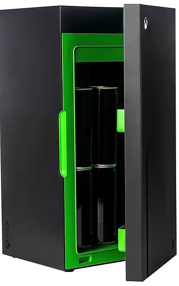 Xbox Series X Kühlschrank Rueckseite