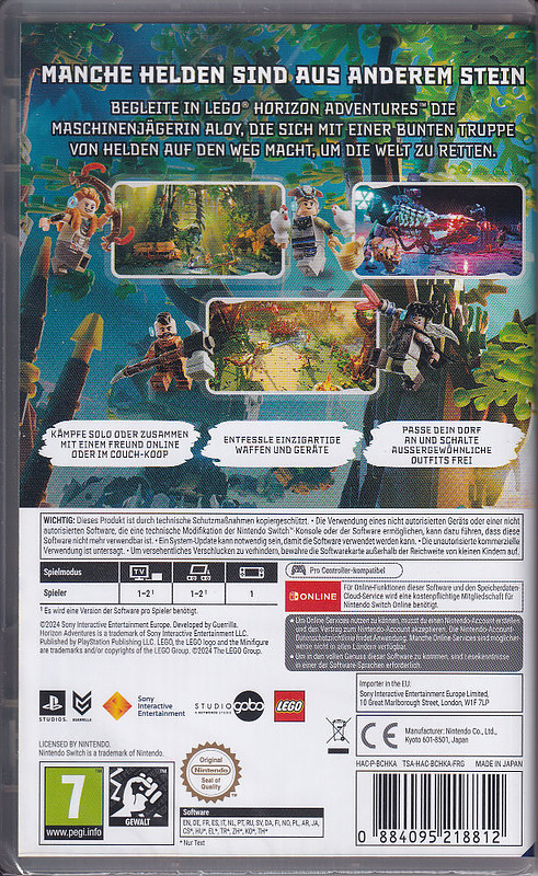 LEGO Horizon Adventures (AT-PEGI) Rueckseite