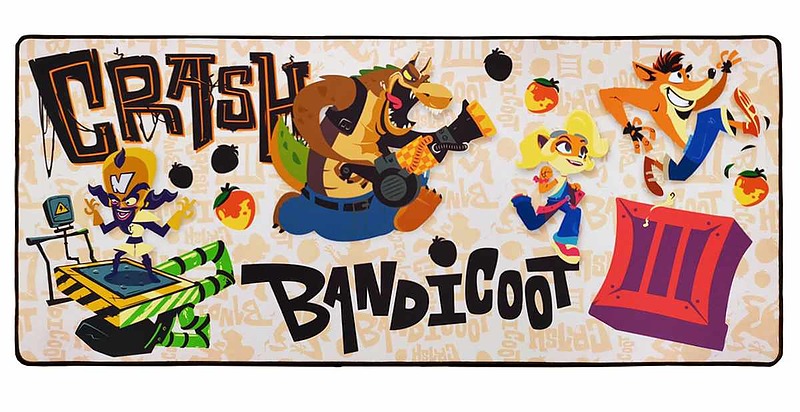 Crash Bandicoot Mousemat "Illustration" Cover