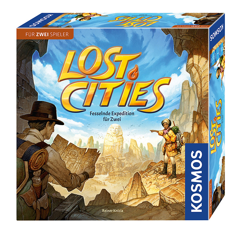 Lost Cities für 2 Spieler Spieldauer ca. 30 Cover