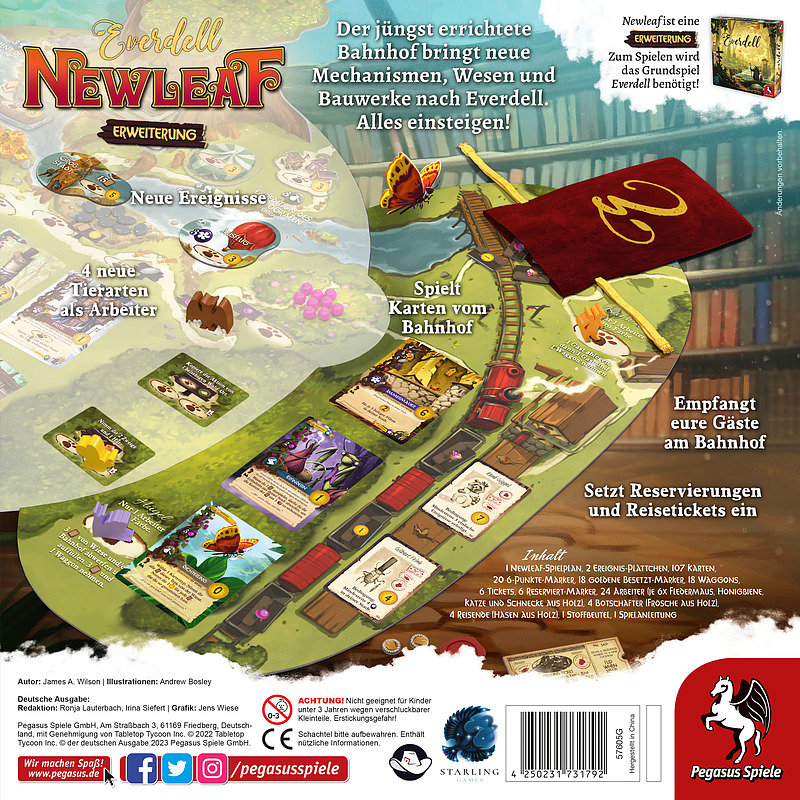 Everdell: Newleaf Erweiterung Rueckseite