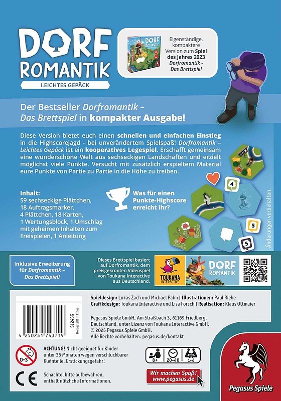 Dorfromantik - Leichtes Gepäck Rueckseite