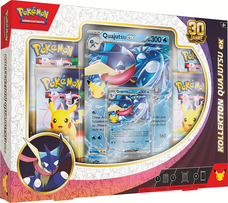 Pokemon 30 Jahre Quajutsu-ex Kollektion Cover