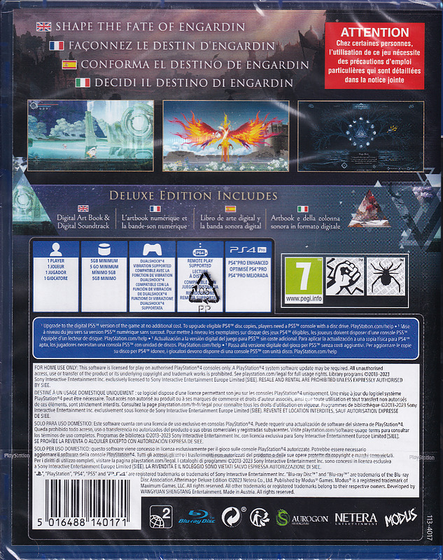 Afterimage: Deluxe Edition (PEGI) Rueckseite