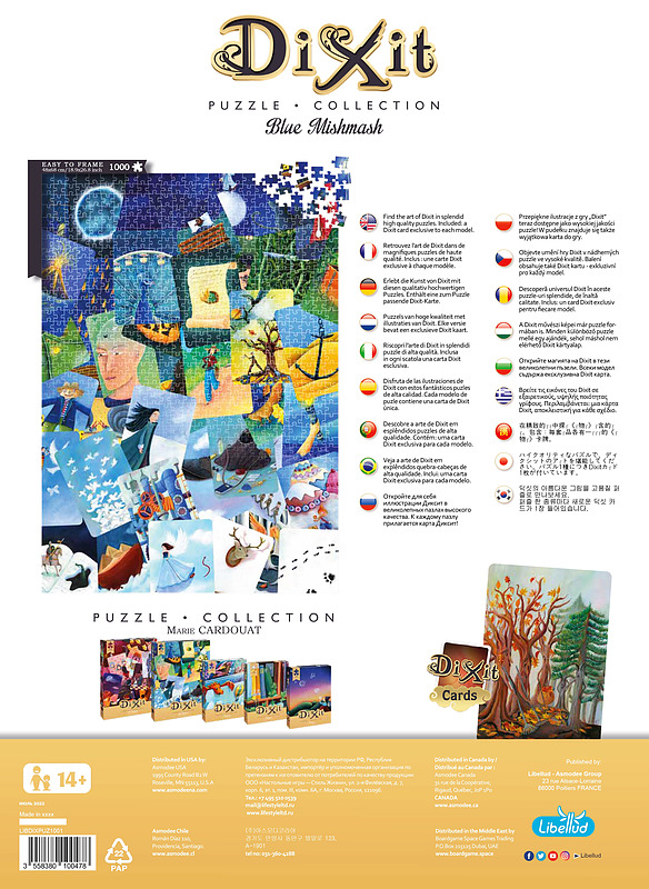 Dixit Puzzle-Collection: Blue MishMash Rueckseite