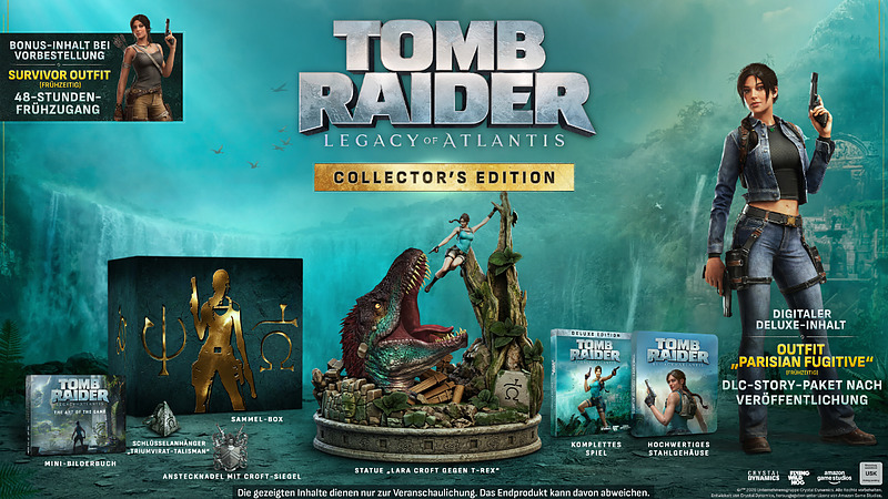 Tomb Raider: Legacy of Atlantis Collectors Edition (AT-PEGI) Rueckseite