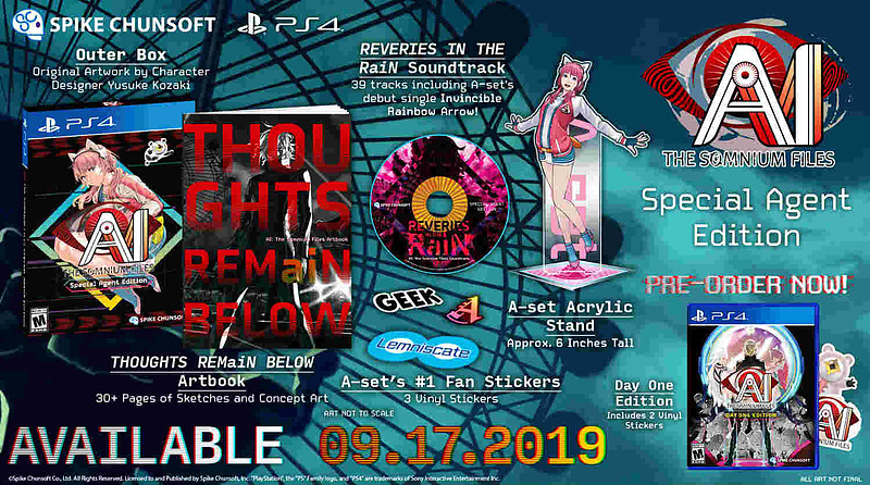 AI: The Somnium Files Limited Edition (US-Import) Cover