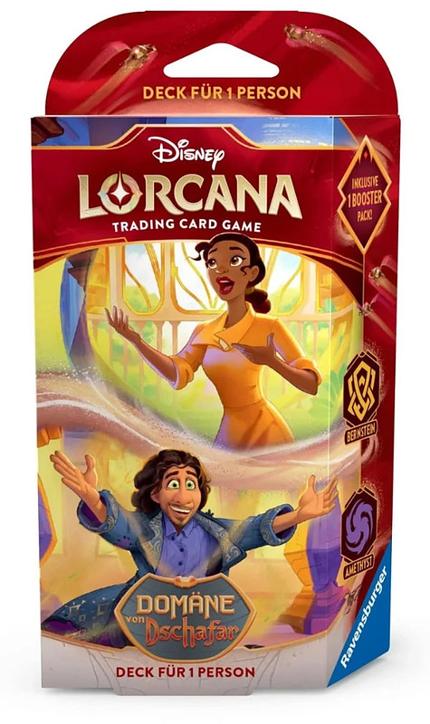Lorcana Kapitel 8 Starter Deck Amethyst Bernstein Cover