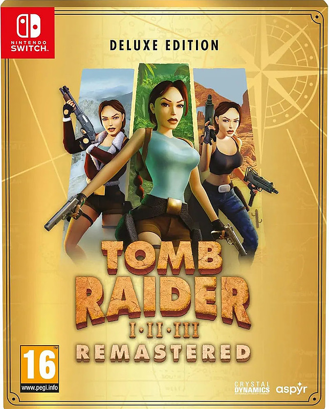 Tomb Raider 1-3 Remastered Collection Deluxe Ed. Cover