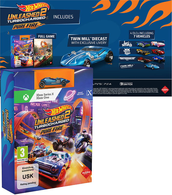 Hot Wheels Unleashed 2 Turbocharged Pure Fire Ed. Cover