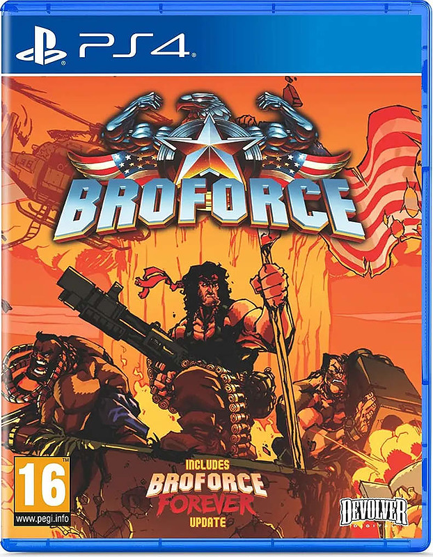 Broforce (PEGI) Cover