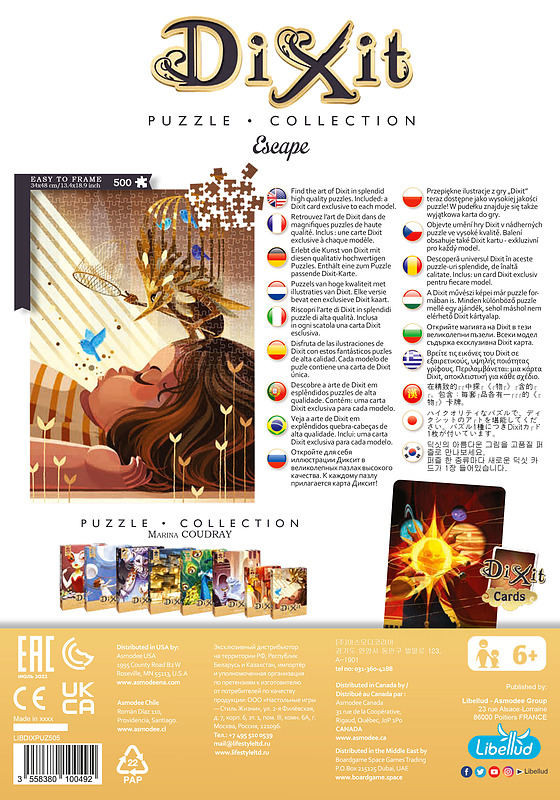 Dixit Puzzle-Collection: Escape Rueckseite